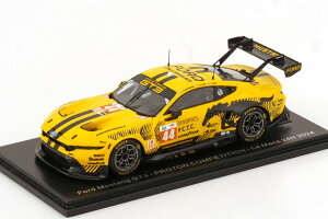 スパーク 1/43 フォード マスタング GT3 #44 ル・マン24時間レース 2024 ハーツホーン/タック/ミースSpark 1:43 Ford Mustang GT3 N44 24h Le Mans 2024 Hartshorne/Tuck/Mies