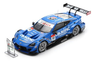 �X�p�[�N 1/43 �J���\�j�b�N �C���p�� Z 12���� �`�����s�I�� GT500 �X�[�p�[GT�@2022 CALSONIC IMPUL Z No.12 TEAM IMPUL Series Champion GT500 Class SUPER GT 2022 Kazuki Hiramine - Bertrand Baguette