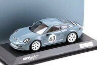 ポルシェ特注 スパーク 1/43 ポルシェ 911 992 S/T #63 ショアブルーメタリック 1963台限定Spark 1:43 Po…
