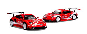 ポルシェ特注 スパーク 1/64 タイニー スパーク 1/64 ポルシェ Porsche 911 991 RSR ル・マン 2019 2019 2台セットコカ・コーラ Coca-Cola #911 #912Porsche 911 RSR type 991 Coca-Cola set Road Atlanta Petit Le Mans 2019