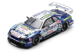Xp[N 1/43 Y XJCC GT-R R34 #22 UiB qg D Rd.4 GT500 JGTC S{GTI茠 2001 ~nG N c NSpark 1:43 Nissan Skyline GT-R R34 #22 XANAVI HIROTO Winter Rd.4 GT500 JGTC 2001 M.Kurum T.
