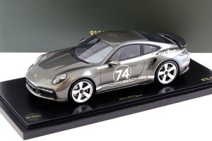 �|���V�F���� �X�p�[�N 1/18 �|���V�F 911 992 �^�[�{ S �w���e�[�W �f�U�C�� �p�b�P�[�W 50���N #74 �A�x���`������ �O���[�� 911�����Spark 1:18 Porsche 911 992 Turbo S Heritage Design package 50 Years #74 aventurin
