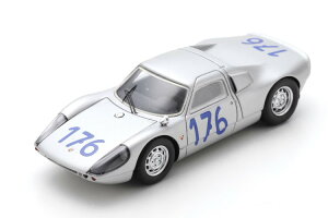 Xp[N 1/43 |VF 904 GTS #176 3 ^K t[I 1965 U.}I/H.QSpark 1:43 Porsche 904 GTS No.176 3rd Targa Florio 1965 U.Maglioli/H.Linge