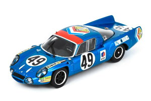 Xp[N 1/43 As[k A210 #49 E}24 1969 Jacques Foucteau/Patrice CompainSpark 1:43 Alpine A210 #49 24h LeMans 1969 Jacques Foucteau/Patrice Compain