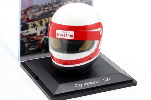 Xp[N 1/5 wbg #5 XN[fA tF[ tH[~1 1971 NC KcH[jSpark 1:5 Helmet N5 Scuderia Ferrari Formula 1 1971 Clay Regazzoni