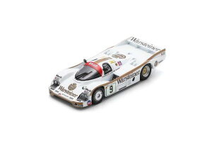 スパーク スパーキー 1/64 ポルシェ 956 #9 1984 ル・マン24時間 4位 ワルシュタイナー ウォルター ブルン/ボブ アキン/プリンツ レオポルドspark Sparky 1:64 Porsche 956 N9 4th 24h Le Mans 1984 Warsteiner Walter Bru