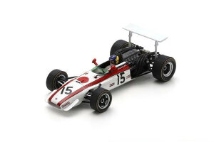 �X�p�[�N 1/43 �z���_ RA301 #15 1968 �C�^���AGP �t�H�[�~����1 �f���B�b�h �z�b�u�XSpark 1:43 Honda RA301 N15 Italian GP Formula 1 1968 David Hobbs