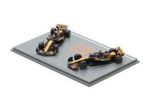 スパーク 1/64 2台セット ランド ノリス #4 & オスカー ピアストリ #81 マクラーレン ワールドチャンピオン フォーミュラ1 2024Spark 1:64 2-Car Set Norris N4 & Piastri N81 McLaren World Champion formula 1 2024