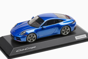 ポルシェ特注 スパーク 1/43 ポルシェ 911 992.2 カレラ T クラブ クーペ クラブブルー 2025台限定Spark 1:43 Porsche 911 (992.2) Carrera T Club Coupe club blue Limited 2025 pcs