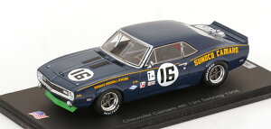 Xp[N 1/43 V{[ J} #16 ZuO12 1968 tBbV[/Welch/W\ 300Spark 1:43 Chevrolet Camaro N16 12h Sebring 1968 Fisher/Welch/Johnson Limited Edition 300 pcs