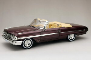 SUN STAR 1/18 tH[h USA MNV[ 500XL KuI I[v 1964 Be[W o[KfB ^bNSUN-STAR 1:18 FORD USA GALAXIE 500XL CABRIOLET OPEN 1964 VINTAGE BURGUNDY MET