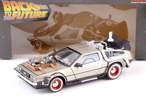 �T���X�^�[ 1/18 1987 �f�����A�� DMC-12 �^�C���}�V�� �o�b�N �g�D �U �t���[�`���[ 3 �J��Sunstar 1:18 1987 Delorean DMC-12 Time Machine Back to the Future 3