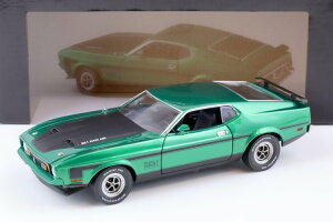 TX^[ 1/18 tH[h }X^O }bn 1 N[y  GA 351 1971 O[^bNSUN-STAR 1:18 Ford Mustang Mach 1 Coupe Ram Air 351 1971 green metallic