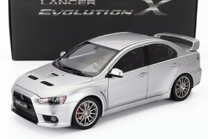 TX^[ 1/18 OH T[ G{[V X 2007 N[Vo[^bN JSunstar 1:18 Mitsubishi Lancer Evo X 2007 Cool Silver Metallic