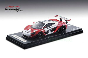 eNmf 1/43 }N[ P1 GTR bh zCg 2016 40 Tecnomodel 1:43 McLaren P1 GTR Red & White 2016 Limited edition 40 pcs.