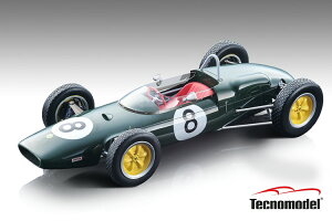 eNmf 1/18 [^X 21 1961 3° #8 tXGP WEN[NTecnomodel 1/18 Lotus 21 1961 3°#8 Place French GP Driver Jim Clark