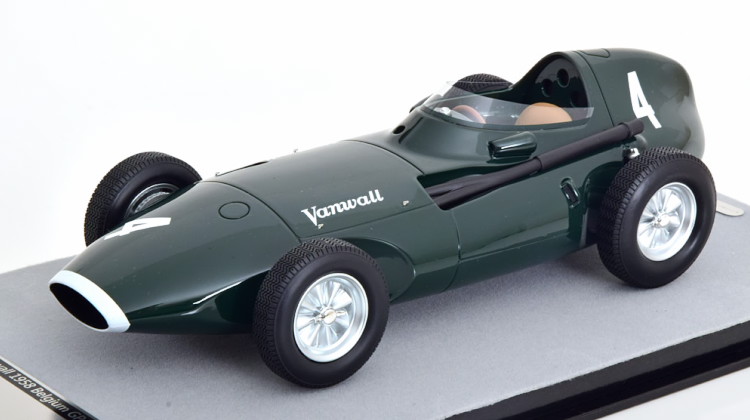 テクノモデル 1 18 ヴァンウォール F1 ベルギーGP 1958 ブルックス 95台限定Tecnomodel 1:18 Vanwall F1 GP Belgium 1958 Brooks Limited Edition 95 pcs