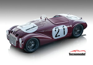 �e�N�m���f�� 1/18 �t�F���[�� 159S �y�X�J�[��12���� 1947 #21 2�� Franco CorteseTecnomodel 1:18 Ferrari 159S 12H of Pescara 1947 #21 2nd place Franco Cortese