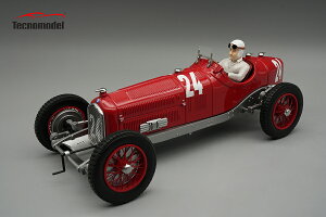 eNmf 1/18 At@I P3 eB[| B #24 1932 c@ C^AGP Tazio Nuvolari tBMAtTecnomodel 1:18 Alfa Romeo P3 Tipo B #24 1932 Monza GP Tazio Nuvolari with pilot figure