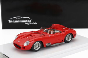 eNmf 1/43 }ZeB 450S 1957 vX Xg[go[W bh 45Tecnomodel 1:43 Maserati 450S 1957 Press street version Red limited 45 pcs