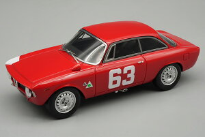 eNmf 1/43 At@ I WA 1600 Xvg GTA c@ 1966 #63 De AdamichTecnomodel 1:43 Alfa Romeo Giulia 1600 Sprint GTA 1966 Monza Driver De Adamich Car #63