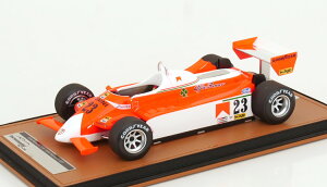 �e�N�m���f�� 1/18 �A���t�@�����I 179 #23 ���i�R�O�����v�� 1980 �f�J�[���t �W���R���� 45�����Tecnomodel 1:18 Alfa Romeo 179 N23 GP Monaco 1980 with Decals Giacomelli Limited Edition 45 pcs with ShowCase