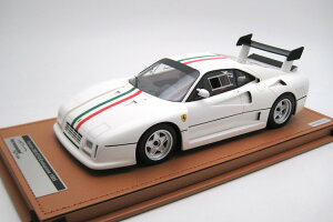 �e�N�m���f�� 1/18 �t�F���[�� 288 GTO �G���H���c�B�I�[�l 1985 �C�^���A���t���b�O�X�g���C�v �z���C�gTecnomodel 1:18 Ferrari 288 GTO Evoluzione 1985