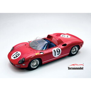 �e�N�m���f�� 1/18 �t�F���[�� 330P #19 3�� ���E�}��24���� 1964 �T�[�e�B�[�X/�o���f�B�[�jTecnomodel 1:18 Ferrari 330P #19 3rd Le Mans 1964 Surtees/Bandini