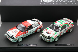 TOPMARQUES 1/18 g^ D [eJ 2Zbg 2X ZJ GT4 ^[{ 4WD ST185 N 3 1993 + ZJ ST165 N 2 1991 iCgo[W TOYOTA WINNER RALLY MONTECARLO SET 2X CELICA GT4 TURBO 4WD ST185 N 3 1993 + CELICA 
