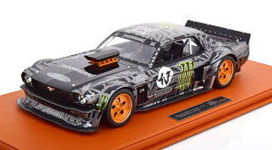 �g�b�v�}���P�X 1/12 �t�H�[�h �}�X�^���O �t�[�j�K�� #43 1965 �V���[�P�[�X�t�� 250�����Top Marques 1:12 Ford Mustang Hoonigan No 43 1965 with ShowCase Limited 250 pcs