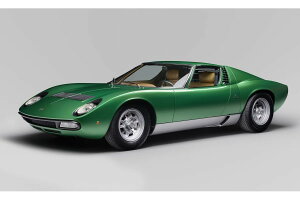 gbv}PX 1/12 {M[j ~E SV 1971 O[bg 250TOPMARQUES 1/12 LAMBORGHINI MIURA SV 1971 GREEN MET LIMITED 250 ITEMS