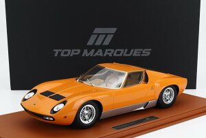 gbv}PX 1/12 {M[j ~E SV 1971 ~EIW 250TOPMARQUES 1/12 LAMBORGHINI MIURA SV 1971 MIURA ORANGE LIMITED 250 ITEMS