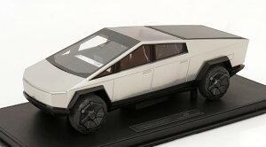 gbv}PX 1/18 eX TCo[gbN 2023 Vo[/ubN V[P[Xt 500Top Marques 1:18 Tesla Cybertruck 2023 silver/black with ShowCase Limited Edition 500 pcs