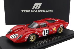 gbv}PX 1/18 tF[ 312P 3.0L V12 N[y `[ SEFAC #19 E}24ԃ[X 1969 CHRIS AMON/PETER SCHETTYTop Marques 1:18 FERRARI 312P 3.0L V12 COUPE TEAM SEFAC N19 24h LE MANS 1969 CHRIS AMON/PETER SCHETTY