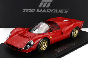 �g�b�v�}���P�X 1/12 �t�F���[�� 330P4 �X�p�C�_�[ �X�g���[�g�o�[�W���� 1967 ���b�hTop Marques 1:12 FERRARI 330P4 SPIDER STREET VERSION 1967 RED