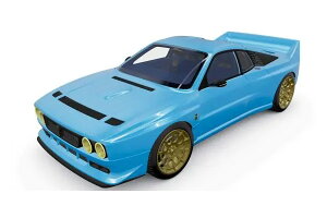 gbv}PX 1/18 L `A EVO37 2021 Cgu[^bNTop Marques 1:18 Kimera Lancia EVO37 2021 light blue metallic