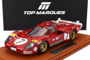 gbv}PX 1/18 tF[ 512S Oe[ #7 E}24 1970 tF[ SEFAC `[ fbN x/j[ s[^[\ 500TOPMARQUES 1:18 Ferrari 512S Long Tail N7 24h Le Mans 1970 Ferrari 