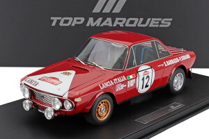 TOPMARQUES 1/12 �����`�A �t���r�A HF1600 �N�[�y �i�C�g�o�[�W���� #12 �����[ �T������ 1972 2�� SERGIO BARBASIO/PIERO SODANO �V���[�P�[�X�t 250�����TOPMARQUES 1:12 LANCIA FULVIA HF 1600 COUPE night version N12 2nd RALLY 