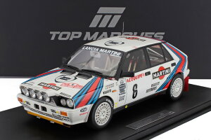 TOPMARQUES 1/12 �����`�A �f���^ 4WD �`�[�� �}���e�B�j ���[�V���O �i�C�g�o�[�W���� #6 �����[ �����e�J���� 1987 �D�� �~�L �r�A�V�I��/TIZIANO SIVIERO 250�����TOPMARQUES 1:12 LANCIA DELTA 4WD N6 WINNER RALLY MO