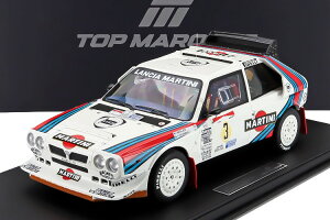 �g�b�v�}���P�X 1/12 �����`�A �f���^ S4 �`�[�� �}���e�B�j ���[�V���O #3 �A���[���`�� �����[ 2�� 1986 �}���N �A����/�C���b�J �L�r�}�LTOPMARQUES 1:12 LANCIA DELTA S4 TEAM MARTINI RACING N3 2nd RALLY ARGENTINA