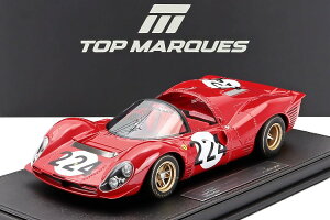 �g�b�v�}���P�X 1/18 �t�F���[�� 330 P4 4.0L V12 �X�p�C�_�[ �`�[�� SPA �t�F���[�� SEFAC #224 �^���K �t���[���I 1967 �j�m ���@�b�J����/���h�r�R �X�J���t�B�I�b�e�BTOPMARQUES 1:18 FERRARI 330P4 4.0L V12 SPID