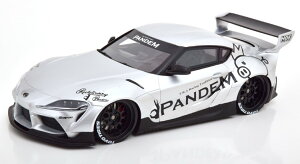 True Scale Miniatures 1/18 g^ GR X[v V1.0 Pandem Vo[ True Scale Miniatures 1:18 Toyota GR Supra V1.0 Pandem silver