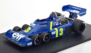 True Scale Miniatures 1/12 �e�B���� P34 �D�� �X�E�F�[�f��GP 1976 �G���tTrue Scale Miniatures 1:12 Tyrrell P34 Winner GP Sweden 1976 Elf Scheckter