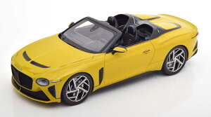 True Scale Miniatures 1/18 xg[ }i[ oJ Ro[`u 2021 CG[^bNTrue Scale Miniatures 1:18 Bentley Mulliner Bacalar Convertible 2021 yellowmetallic