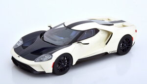 True Scale Miniatures 1/18 �t�H�[�h GT �v���g�^�C�v �w���e�[�W �G�f�B�V���� �z���C�g �u���b�NTrue Scale Miniatures 1:18 Ford GT Prototype Heritage Edition white black