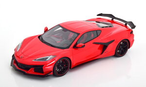 True Scale Miniatures 1/18 �V�{���[ �R���x�b�g Z06 �N�[�y 2022 ���b�hTrue Scale Miniatures 1:18 Chevrolet Corvette Z06 Coupe 2022 red