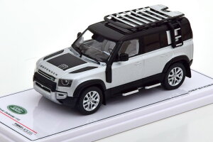 True Scale Miniatures 1/43 �����h���[�o�[ �f�B�t�F���_�[ 110 �G�N�X�v���[���[ �v�� �V���o�[True Scale Miniatures 1:43 Land Rover Defender 110 Explorer Pro silver