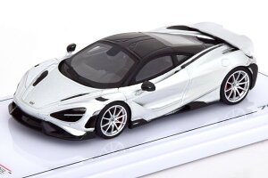 True Scale Miniatures 1/43 }N[ 765LT 2020 Vo[/ubNTrue Scale Miniatures 1:43 McLaren 765LT 2020 silver black