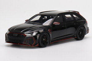 True Scale Miniatures 1/18 AEfB A6 RS6 ABT Aog C8 2021 ubNTrue Scale Miniatures 1:18 Audi A6 RS6 ABT AVANT C8 2021 BLACK