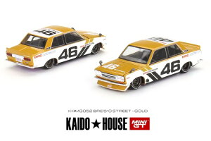TSM ~jGT 1/64 _bgT 510 Xg[g BRE510 V3 #46 XnEX nhTSM MINI GT 1:64 Datsun 510 Street BRE510 V3 #46 KAIDO HOUSE
